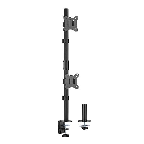 Brateck Vertical Pole Mount Dual-Screen Monitor Mount Fit Most 17'-32' Monitors, Up to 9kg per screen VESA 75x75/100x100 Brateck Vertical Pole Mount Dual-Screen Monitor Mount Fit Most 17'-32' Monitors, Up to 9kg per screen VESA 75x75/100x100